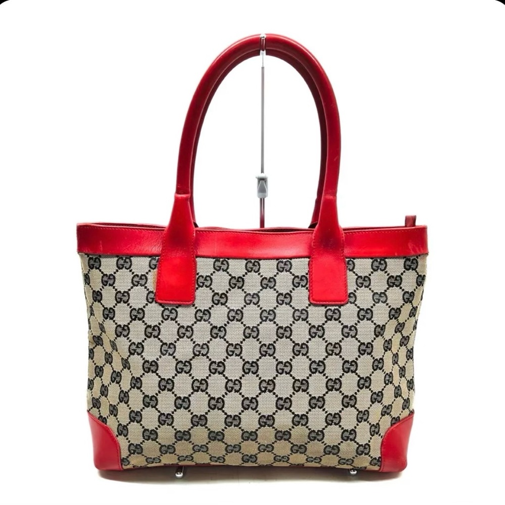Gucci Canvas GG Monogram Shoulder Bag